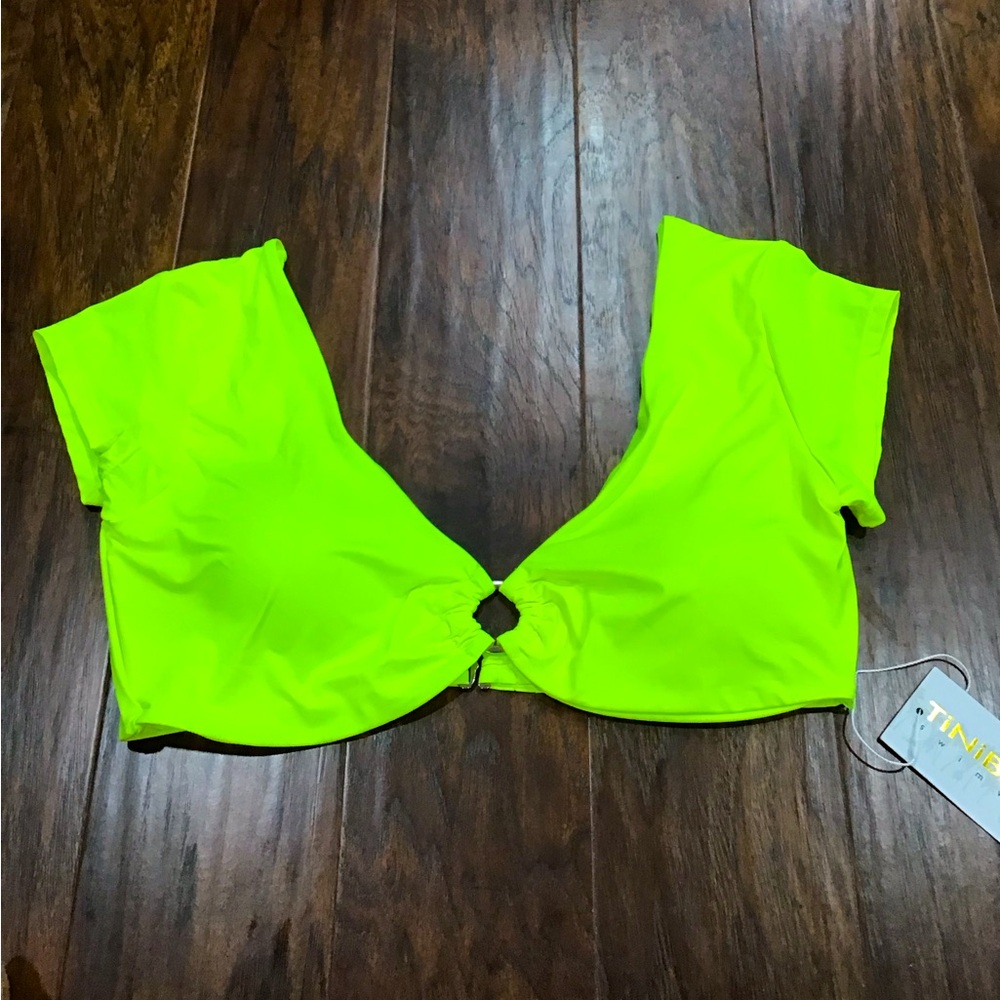TiniBikini Neon Yellow Bikini Top